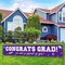 37Pcs Graduation Banner Balloon Decorations Class of 2026, Congrats Grad Banner Yard Outdoor Decorations, Graduation Balloons Banner Set for High School College Graduation Party Supplies, Purple